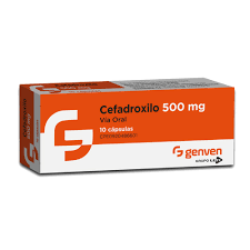 CEFADROXILO 500MG CAP X 10 (GENVEN)